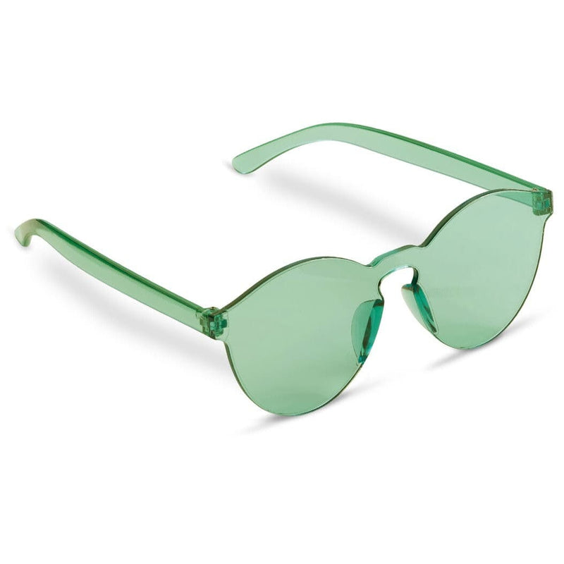 Occhiali da sole June UV-400 verde - personalizzabile con logo