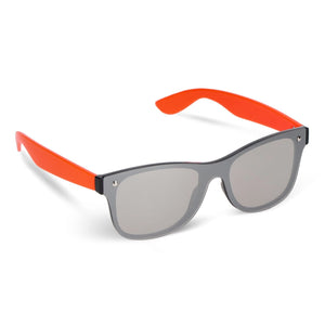 Occhiali da sole Justin R-PC con lenti a specchio UV400 Arancione - personalizzabile con logo