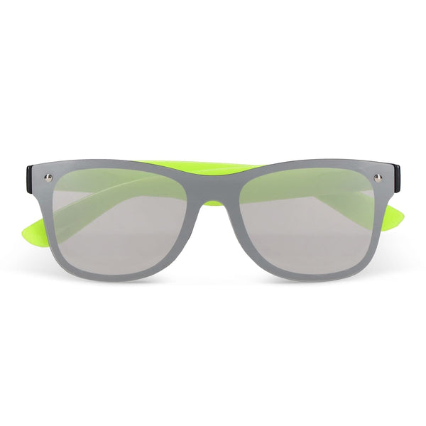 Occhiali da sole Justin R-PC con lenti a specchio UV400 - personalizzabile con logo