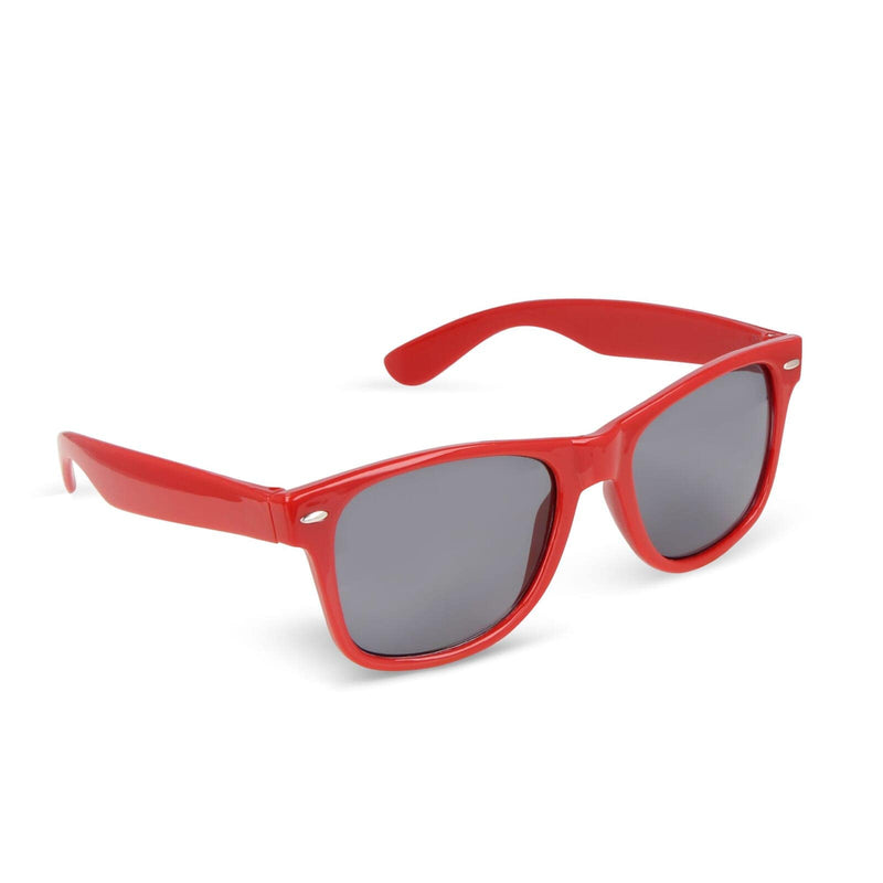 Occhiali da sole Justin Riciclati UV400 Rosso - personalizzabile con logo