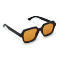 Occhiali da sole Lars UV400 Nero / Arancione - personalizzabile con logo