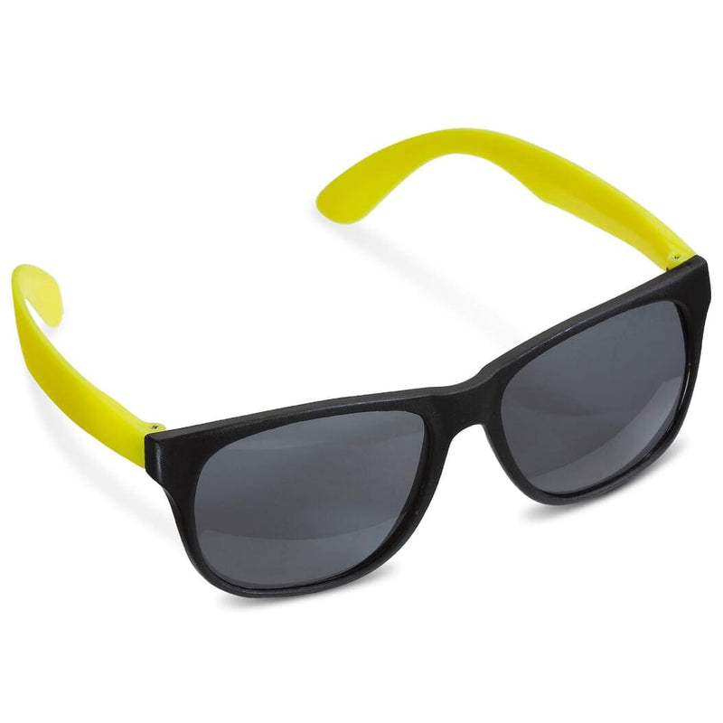 Occhiali da sole Neon UV400 giallo - personalizzabile con logo
