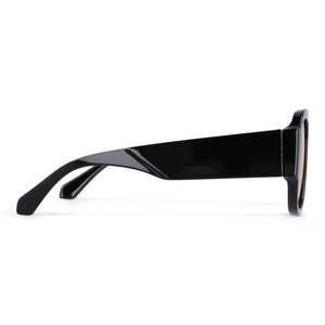 Occhiali da sole Noor UV400 Nero / Arancione - personalizzabile con logo