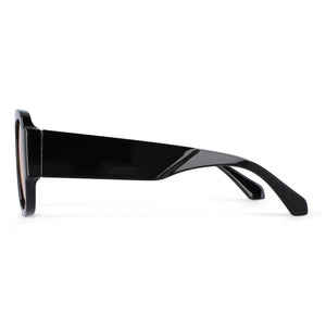 Occhiali da sole Noor UV400 Nero / Arancione - personalizzabile con logo