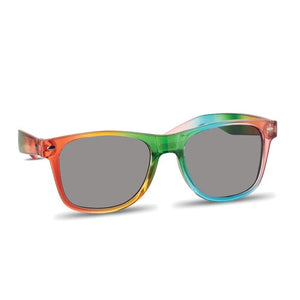 Occhiali da sole rainbow con UV400 arcobaleno - personalizzabile con logo