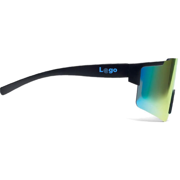Occhiali da sole sport a specchio - personalizzabile con logo