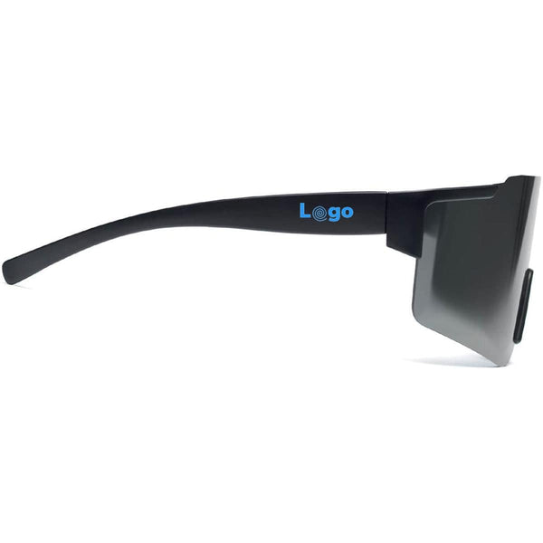 Occhiali da sole sport a specchio - personalizzabile con logo