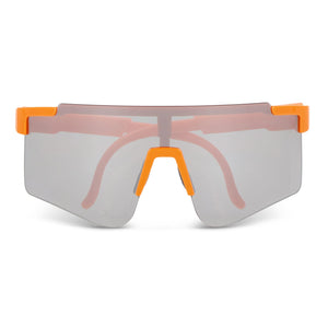 Occhiali da sole sportivi Tom R-PC con lenti a specchio UV400 - personalizzabile con logo