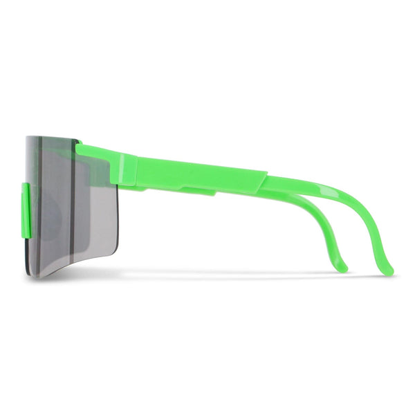 Occhiali da sole sportivi Tom R-PC con lenti a specchio UV400 - personalizzabile con logo