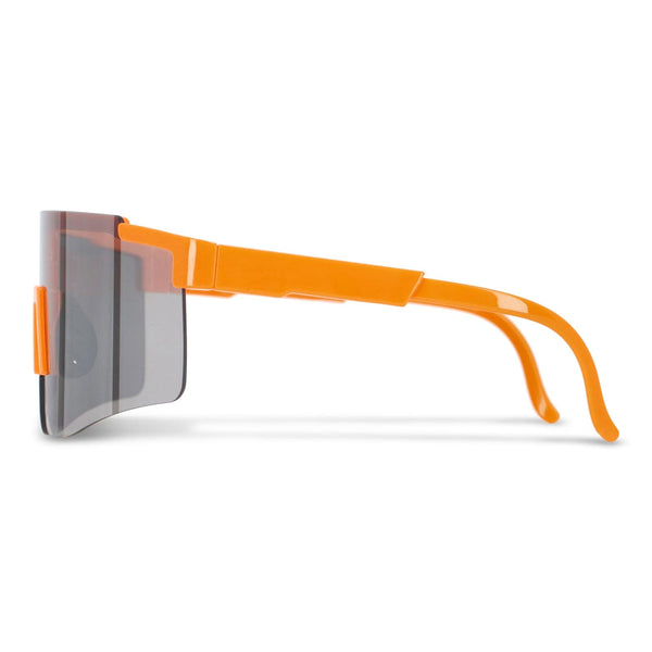 Occhiali da sole sportivi Tom R-PC con lenti a specchio UV400 - personalizzabile con logo