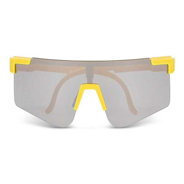 Occhiali da sole sportivi Tom R-PC con lenti a specchio UV400 - personalizzabile con logo