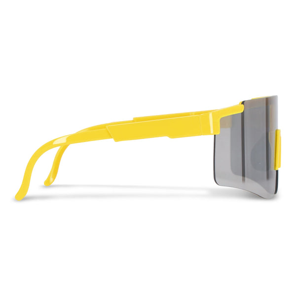 Occhiali da sole sportivi Tom R-PC con lenti a specchio UV400 - personalizzabile con logo