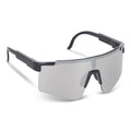 Occhiali da sole sportivi Tom R-PC con lenti a specchio UV400 Nero - personalizzabile con logo