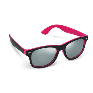 Occhiali da sole Tate lente a specchio UV400 Rosa - personalizzabile con logo