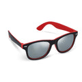 Occhiali da sole Tate lente a specchio UV400 Rosso - personalizzabile con logo