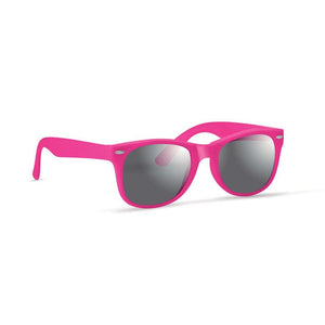 Occhiali da sole UV400 fucsia - personalizzabile con logo