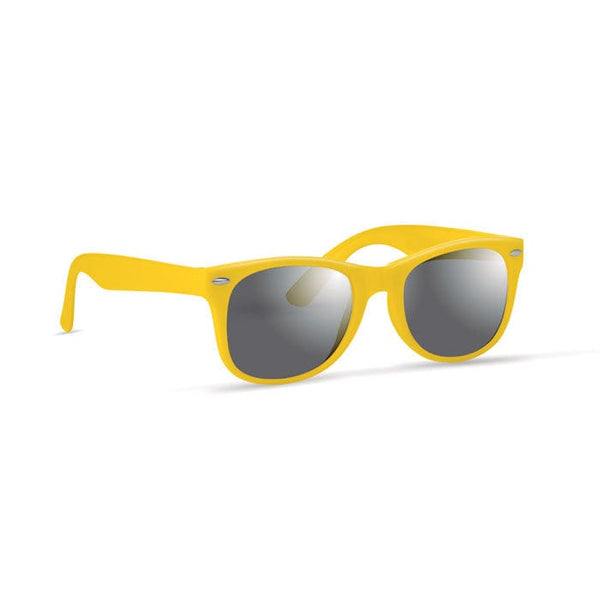 Occhiali da sole UV400 giallo - personalizzabile con logo
