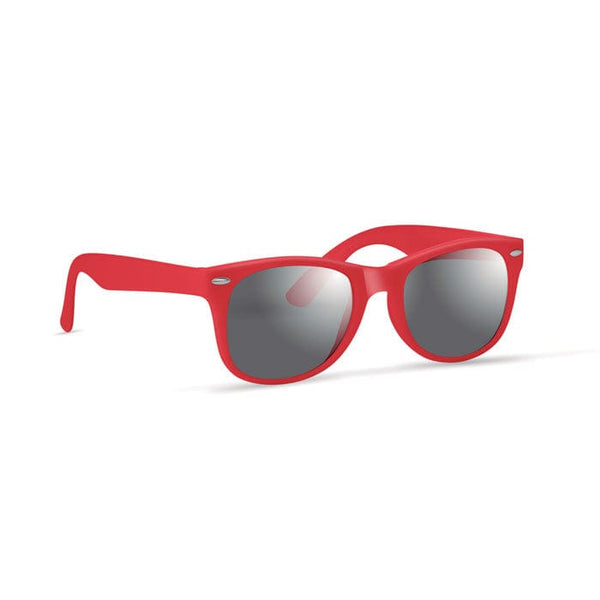 Occhiali da sole UV400 rosso - personalizzabile con logo