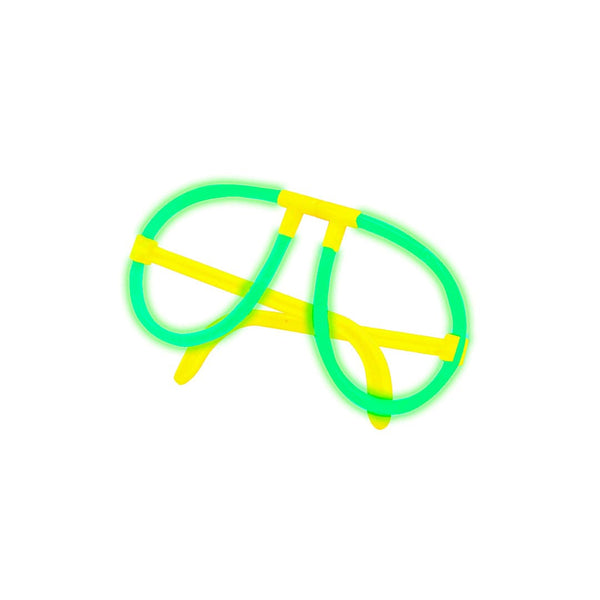 Occhiali Luminosi Tobeck verde fluor - personalizzabile con logo