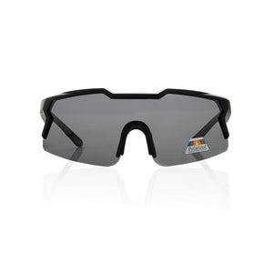 Occhiali sportivi polarizzati SproShield in rPlastica RCS nero - personalizzabile con logo