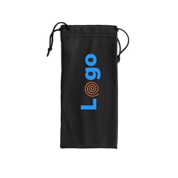 Occhiali sportivi polarizzati SproShield in rPlastica RCS nero - personalizzabile con logo