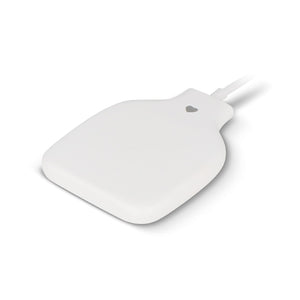 Ocean R-Plastic Caricatore Wireless Bianco - personalizzabile con logo