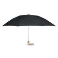 Ombrello 23'' in RPET Nero - personalizzabile con logo