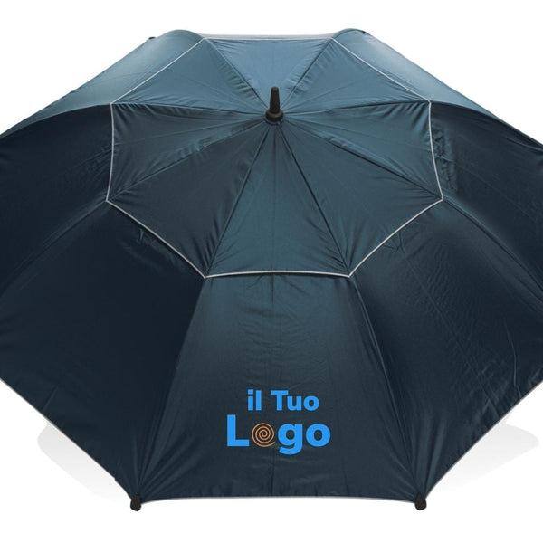 Ombrello 27" antivento Hurricane Aware™ - personalizzabile con logo