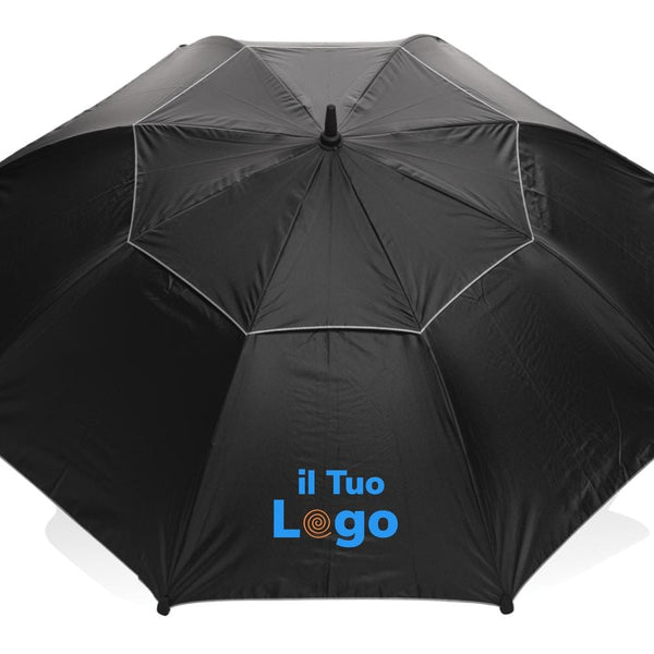 Ombrello 27" antivento Hurricane Aware™ - personalizzabile con logo