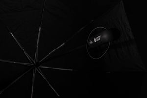 Ombrello 27" antivento tascabile Swiss Peak Aware™ Tornado nero - personalizzabile con logo