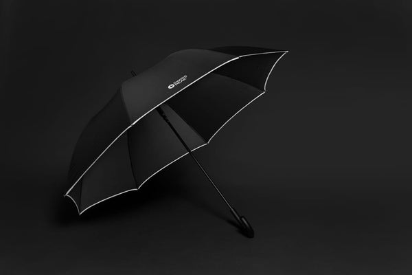 Ombrello 50UV automatico Swiss Peak OSLO 30' nero - personalizzabile con logo