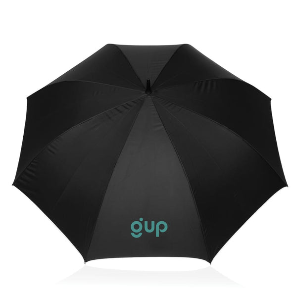 Ombrello 50UV automatico Swiss Peak OSLO 30' nero - personalizzabile con logo