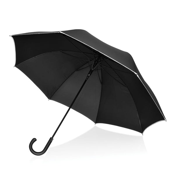Ombrello 50UV automatico Swiss Peak OSLO 30' nero - personalizzabile con logo