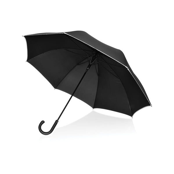 Ombrello 50UV automatico Swiss Peak OSLO 30' nero - personalizzabile con logo