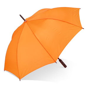 Ombrello a bastone Bosco 190T Poliestere 23" Apertura automatica Arancione - personalizzabile con logo