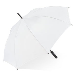 Ombrello a bastone Bosco 190T Poliestere 23" Apertura automatica Bianco - personalizzabile con logo
