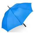 Ombrello a bastone Bosco 190T Poliestere 23" Apertura automatica Blu - personalizzabile con logo