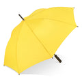 Ombrello a bastone Bosco 190T Poliestere 23" Apertura automatica Giallo - personalizzabile con logo