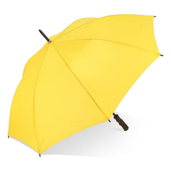 Ombrello a bastone Bosco 190T Poliestere 23" Apertura automatica Giallo - personalizzabile con logo