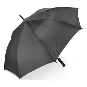 Ombrello a bastone Bosco 190T Poliestere 23" Apertura automatica Nero - personalizzabile con logo