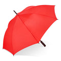 Ombrello a bastone Bosco 190T Poliestere 23" Apertura automatica Rosso - personalizzabile con logo