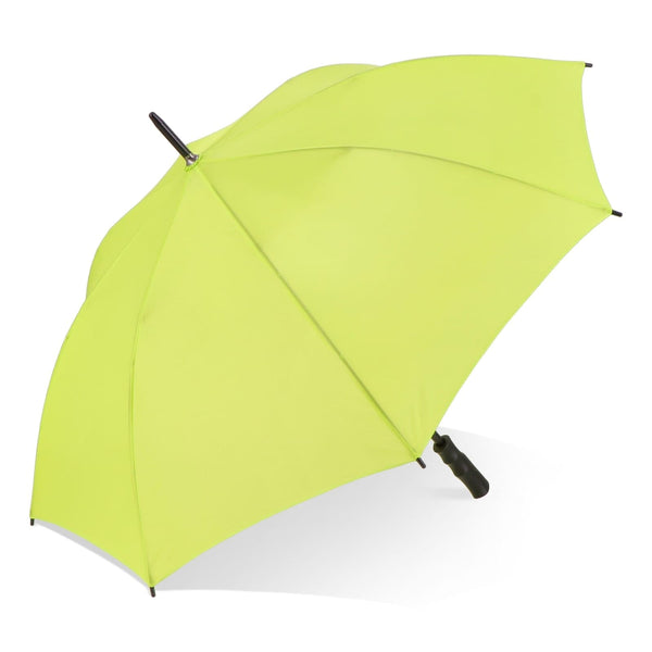 Ombrello a bastone Bosco 190T Poliestere 23" Apertura automatica verde - personalizzabile con logo
