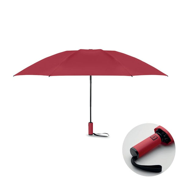 Ombrello antivento 23 pollici bordeaux - personalizzabile con logo