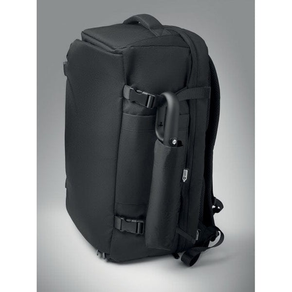 Ombrello antivento da 21" RPET e moschettone - personalizzabile con logo
