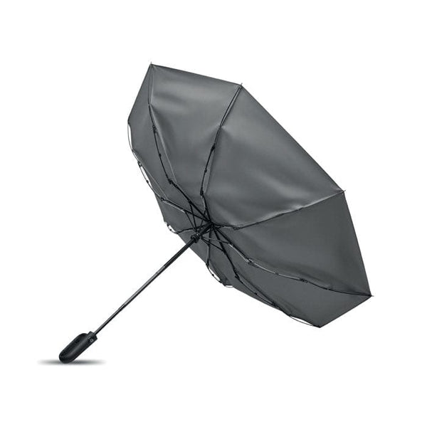 Ombrello antivento da 21" RPET e moschettone - personalizzabile con logo
