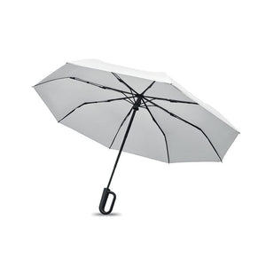 Ombrello antivento da 21" RPET e moschettone - personalizzabile con logo