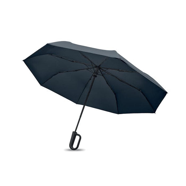 Ombrello antivento da 21" RPET e moschettone - personalizzabile con logo