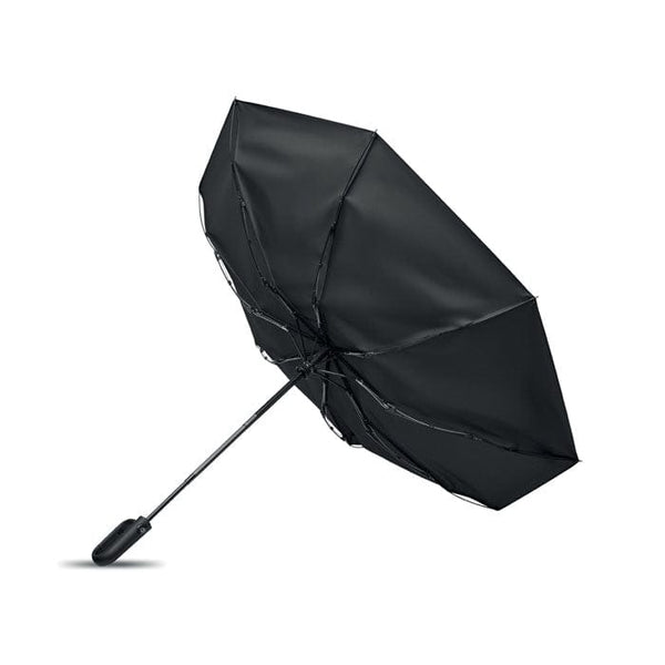 Ombrello antivento da 21" RPET e moschettone - personalizzabile con logo
