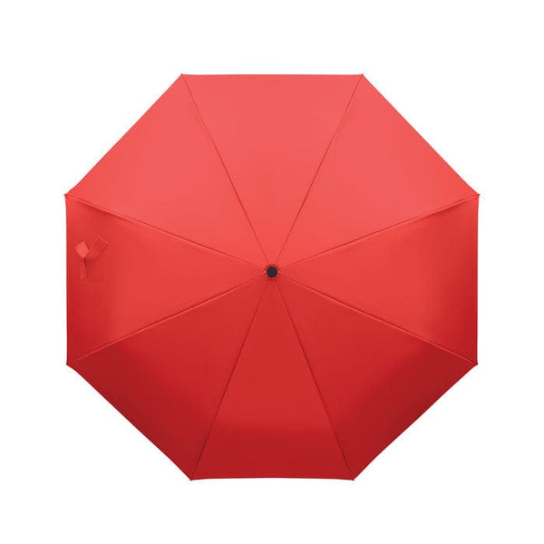 Ombrello antivento da 21" RPET e moschettone - personalizzabile con logo