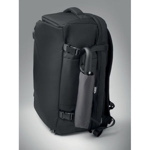 Ombrello antivento da 21" RPET e moschettone - personalizzabile con logo